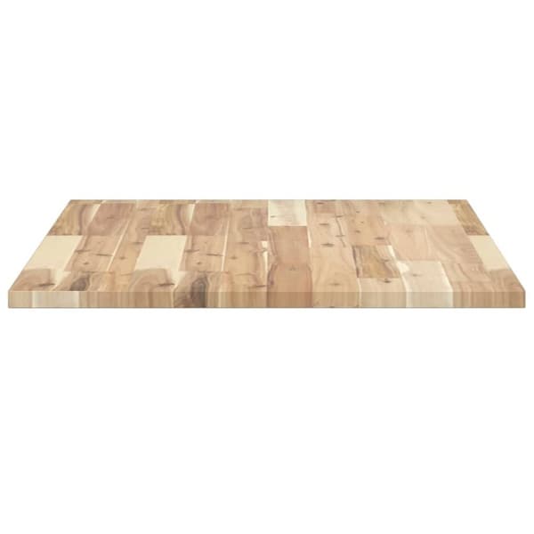 vidaXL Bordplate rektangulær 100x60x2 cm heltre akasie