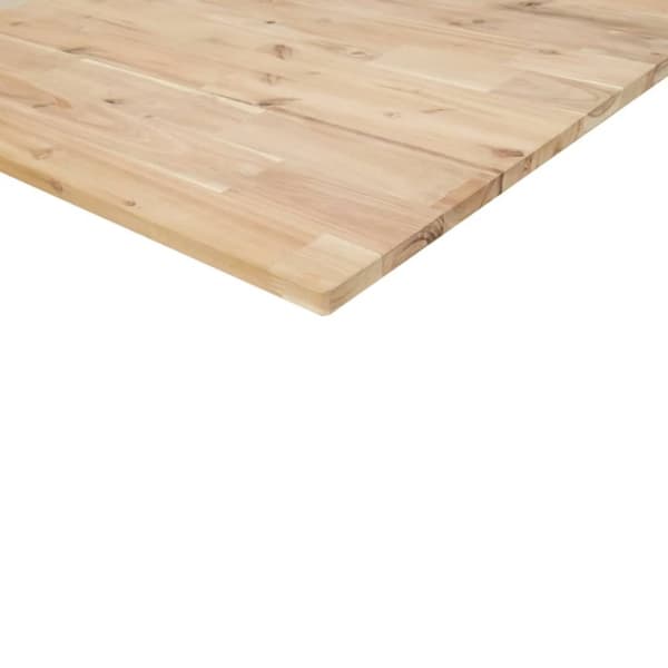 vidaXL Bordplate rektangulær 100x60x2 cm heltre akasie