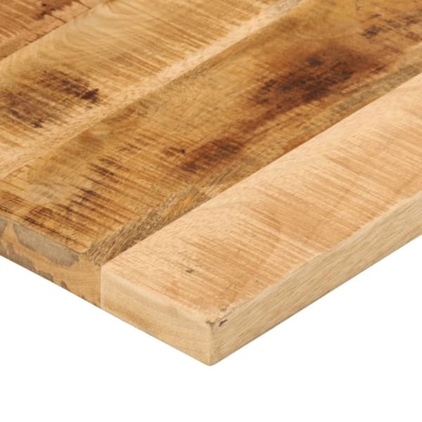 vidaXL Bordplate 90x60x2,5 cm rektangulær grovt heltre mango