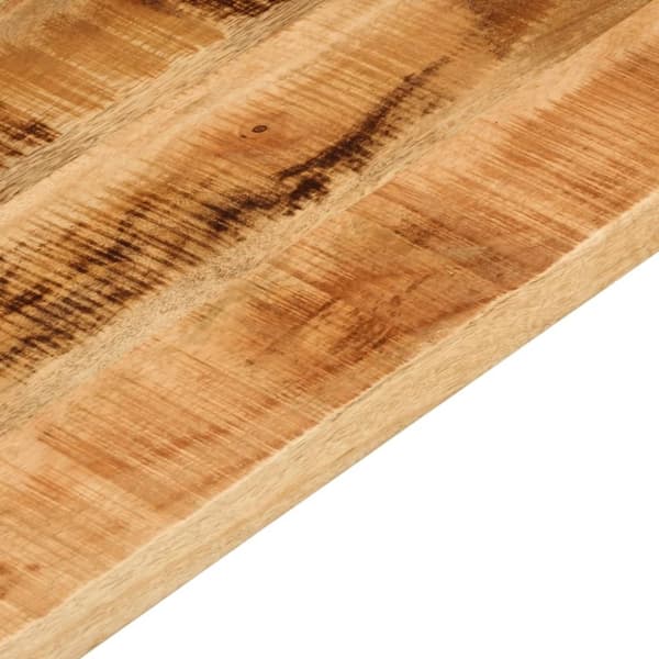 vidaXL Bordplate 90x60x2,5 cm rektangulær grovt heltre mango