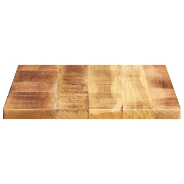 vidaXL Bordsskiva 60x50x2,5 cm rektangulär massivt grovt mangoträ