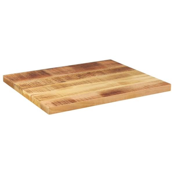 vidaXL Bordsskiva 60x50x2,5 cm rektangulär massivt grovt mangoträ