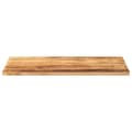 Pikkukuva 3 / 9: vidaXL Pöytälevy 110x70x2,5 cm suorakaide karkea täysi mangopuu