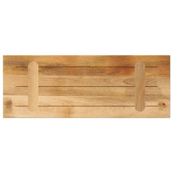 vidaXL Pöytälevy 70x40x3,8 cm suorakaide karkea täysi mangopuu