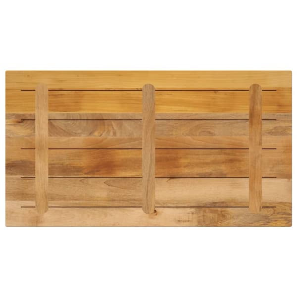 vidaXL Bordplate 120x50x2,5 cm rektangulær grovt heltre mango