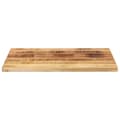 Miniatyrbilde 3 av 9: vidaXL Bordplate 80x60x2,5 cm rektangulær grovt heltre mango