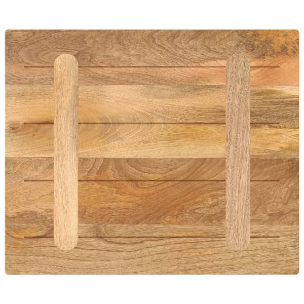vidaXL Bordsskiva 60x50x2,5 cm rektangulär massivt mango-trä