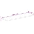Miniatyrbilde 9 av 9: vidaXL Bordplate 120x70x3,8 cm rektangulær heltre mango