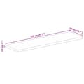 Miniatyrbillede 9 af 9: vidaXL bordplade 120x50x2,5 cm rektangulær massivt ru mangotræ