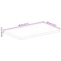 Miniatyrbillede 9 af 9: vidaXL bordplade 40x30x3,8 cm rektangulær massivt mangotræ