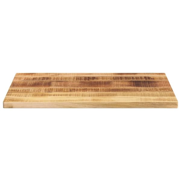 vidaXL bordplade 70x60x1,5 cm rektangulær massivt ru mangotræ