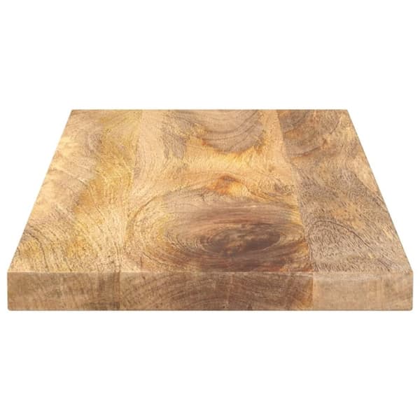 vidaXL Pöytälevy 80x20x2,5 cm suorakaide karkea täysi mangopuu