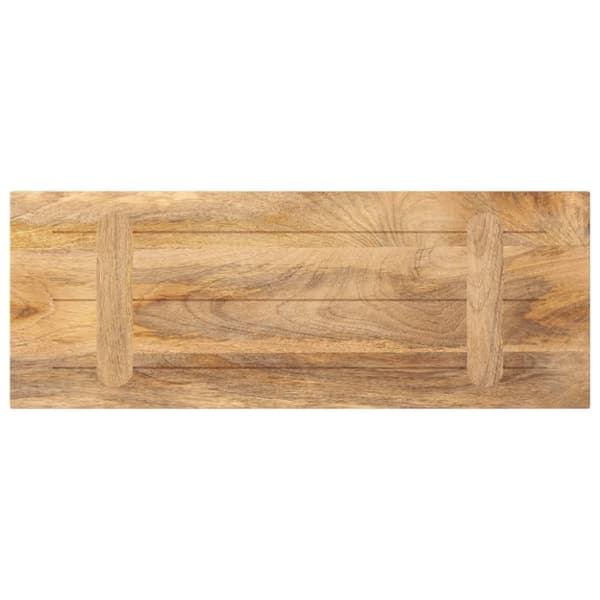 vidaXL Pöytälevy 80x20x2,5 cm suorakaide karkea täysi mangopuu