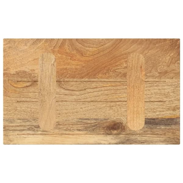 vidaXL Pöytälevy 60x40x2,5 cm suorakaide karkea täysi mangopuu