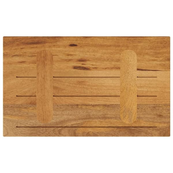 vidaXL Bordplate 60x20x2,5 cm rektangulær heltre mango
