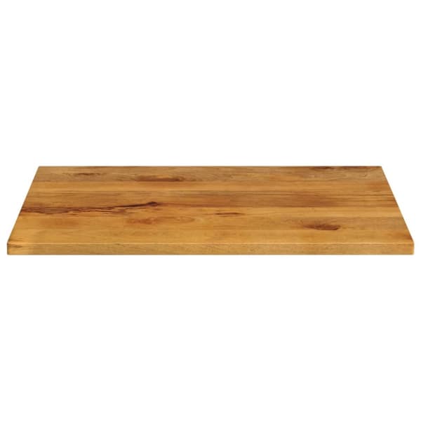 bordplade 90x80x3,8 cm rektangulær massivt mangotræ