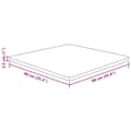 Miniatyrbild 4 av 4: Fyrkantig bordsskiva mörkbrun 90x90x2,5cm behandlad massiv ek