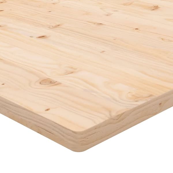 Bordsskiva 60x60x2,5 cm massiv furu fyrkantig