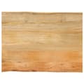 Miniatyrbillede 1 af 9: bordplade 80x60x3,8 cm naturlig kant massivt mangotræ