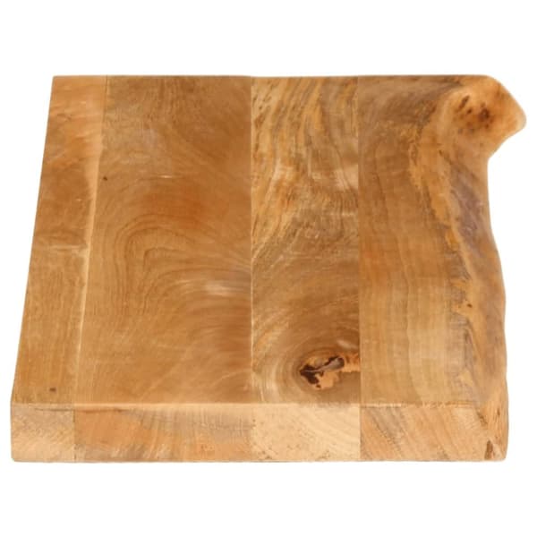 Bordsskiva 90x20x3,8 cm levande kant massivt mangoträ