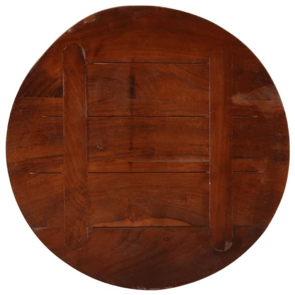 bordplade Ø40x3,8 cm rund massivt genbrugstræ
