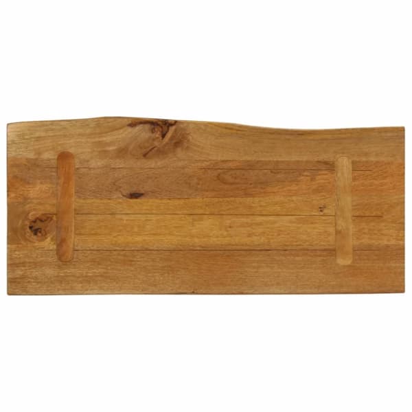 Pöytälevy 80x40x2,5 cm elävä reuna täysi mangopuu