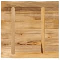 Miniatyrbillede 5 af 9: bordplade 60x60x2,5 cm naturlig kant massivt ru mangotræ