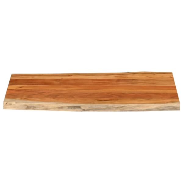 bordplade 120x60x2,5 cm rektangulær massivt akacietræ