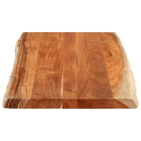 bordplade 120x60x2,5 cm rektangulær massivt akacietræ