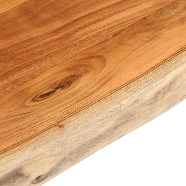 bordplade 120x60x2,5 cm rektangulær massivt akacietræ