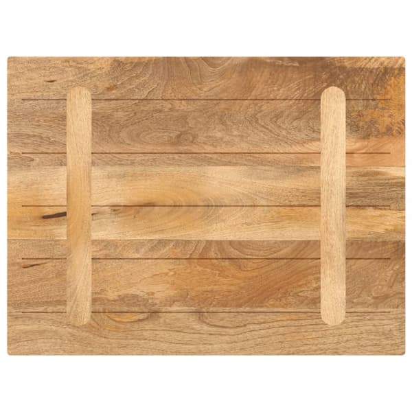 bordplade 80x50x3,8 cm rektangulær massivt mangotræ