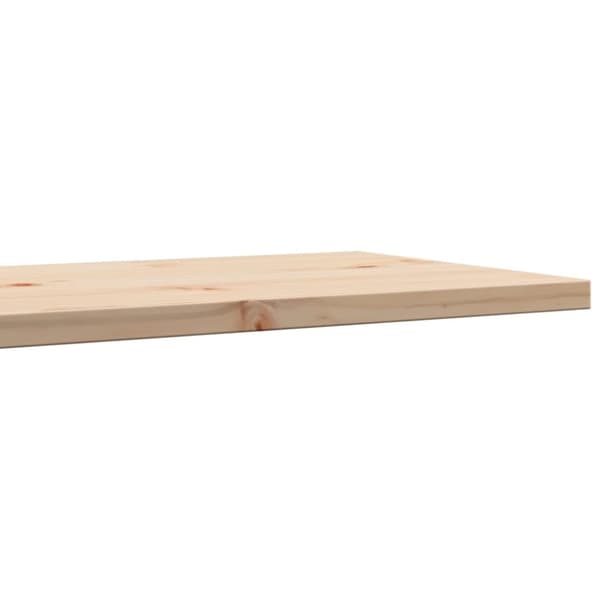 Bordsskivor 2 st 80x40x2,5 cm rektangulär massiv furu