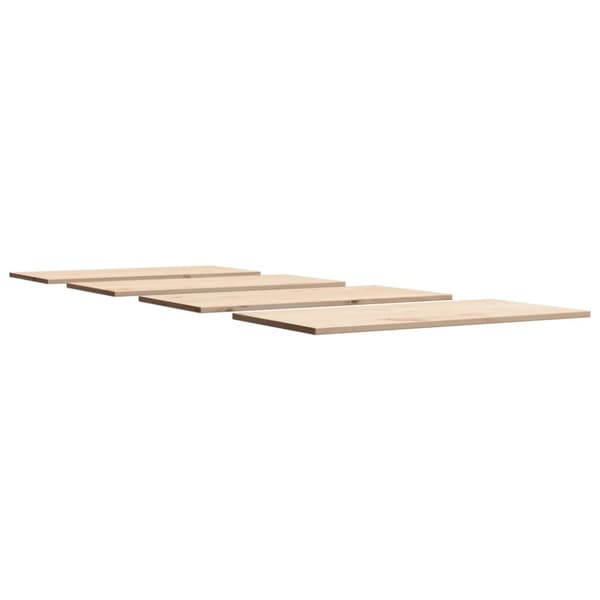 Bordsskivor 4 st 90x45x1,7 cm rektangulär massiv furu