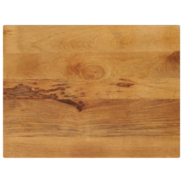 bordplade 90x70x3,8 cm rektangulær massivt mangotræ