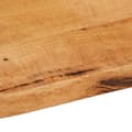 Miniatyrbillede 7 af 9: bordplade 100x60x2,5 cm naturlig kant massivt mangotræ