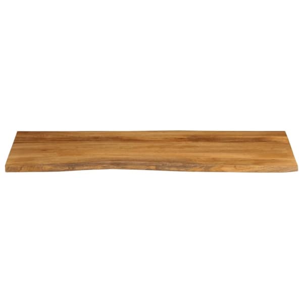 Pöytälevy 140x60x3,8 cm elävä reuna täysi mangopuu