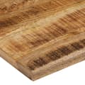 Miniatyrbillede 6 af 9: bordplade 100x80x2,5 cm naturlig kant massivt ru mangotræ