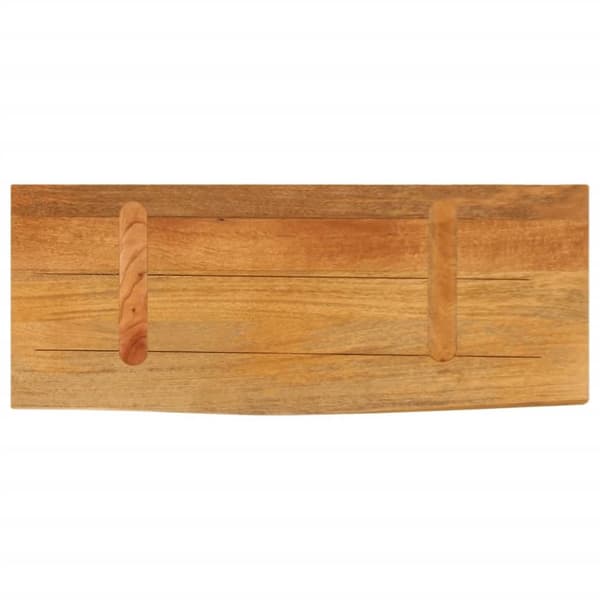 Bordsskiva 70x30x2,5 cm levande kant massivt mangoträ
