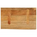 Miniatyrbillede 5 af 9: bordplade 50x30x3,8 cm naturlig kant massivt mangotræ