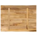 Miniatyrbillede 5 af 9: bordplade 80x60x2,5 cm naturlig kant massivt ru mangotræ