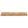 Miniatyrbillede 3 af 9: bordplade 110x40x2,5 cm naturlig kant massivt ru mangotræ