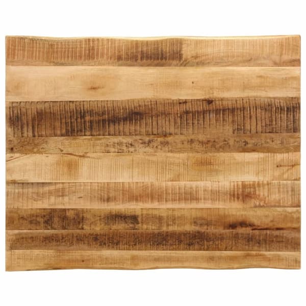 Pöytälevy elävä reuna 110x80x2,5 cm täysi karkea mangopuu