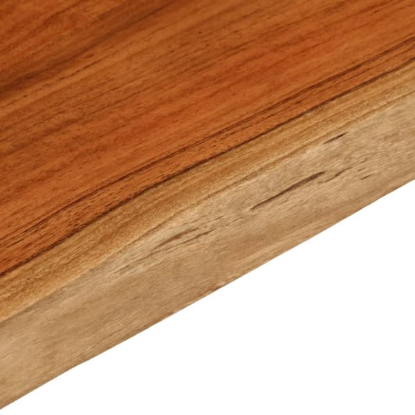 bordplade 90x40x3,8 cm rektangulær massivt akacietræ