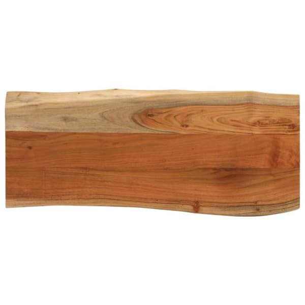 bordplade 90x40x3,8 cm rektangulær massivt akacietræ