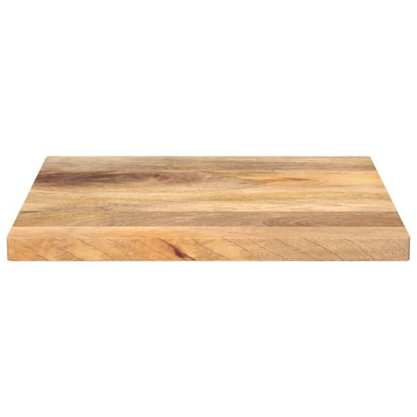 Bordsskiva 60x60x2,5 cm fyrkantig massiv mango-trä