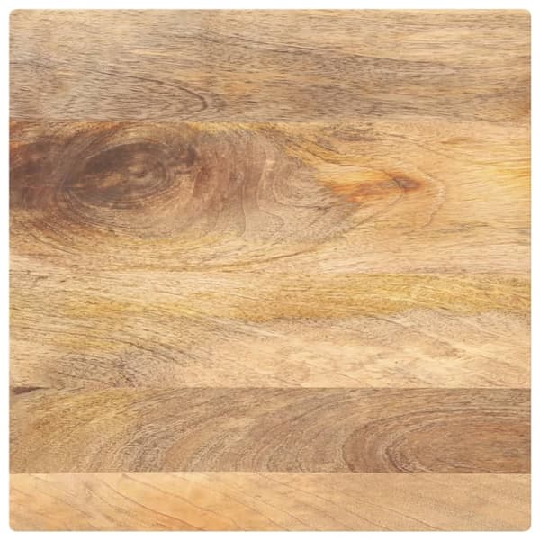 Bordsskiva 60x60x2,5 cm fyrkantig massiv mango-trä