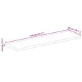 Miniatyrbillede 9 af 9: bordplade 120x50x3,8 cm rektangulær massivt mangotræ