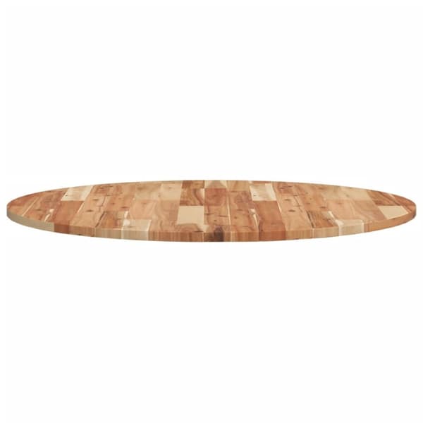 Bordsskiva rund Ø90x2 cm massivt akaciaträ