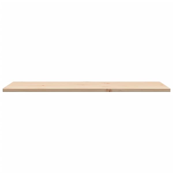 bordplade 100x50x1,7 cm rektangulær massivt fyrretræ