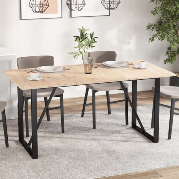 Pöytälevyt 3 kpl 80x53x1,7 cm suorakaide täysi mänty